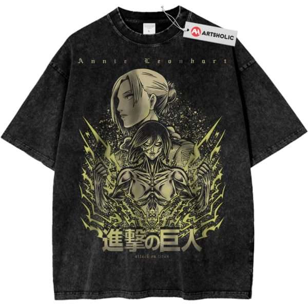 Annie Leonhart Shirt, Attack on Titan Shirt, Vintage Tee