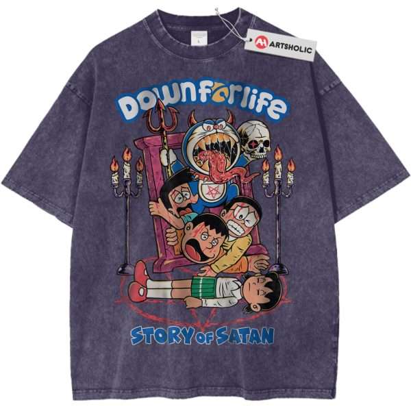 Doraemon Shirt, Anime Shirt, Vintage T-Shirt