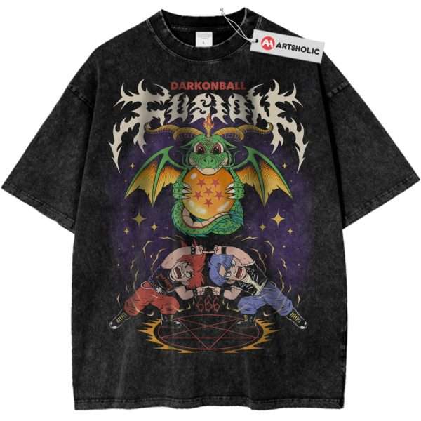 Fusion Son Goten vs Trunks Shirt, Dragon Ball Shirt, Anime Shirt, Vintage T-Shirt