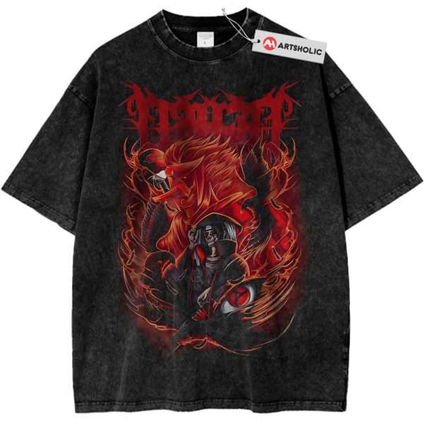 Skull Itachi Uchiha Shirt, Akatsuki - Naruto Shirt, Anime Shirt, Vintage T-Shirt