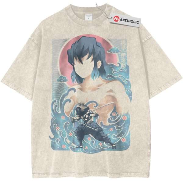 Inosuke Hashibira Shirt, Demon Slayer Shirt, Anime Shirt, Vintage T-Shirt