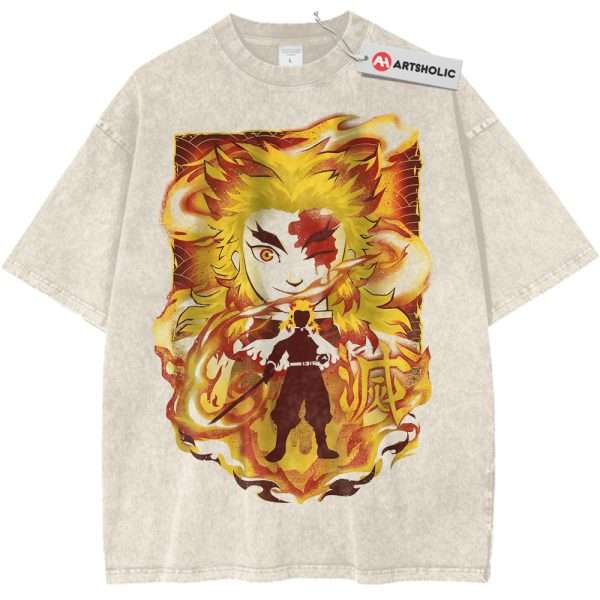 Kyojuro Rengoku Shirt, Demon Slayer Shirt, Anime Shirt, Vintage T-Shirt