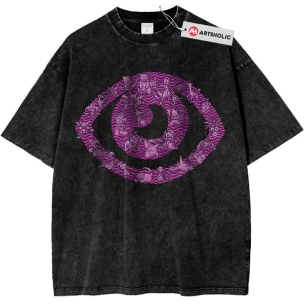 Psychic-Type Pokemon Shirt, PKM Shirt, Anime Shirt, Vintage Tee