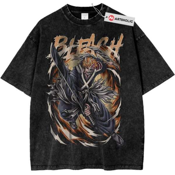 Ichigo Kurosaki Shirt, Bleach Shirt, Anime Shirt, Vintage Tee