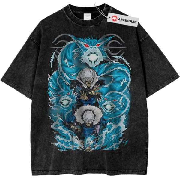 Skeleton Tobirama Senju Shirt, Naruto Shirt, Anime Shirt, Vintage T-Shirt