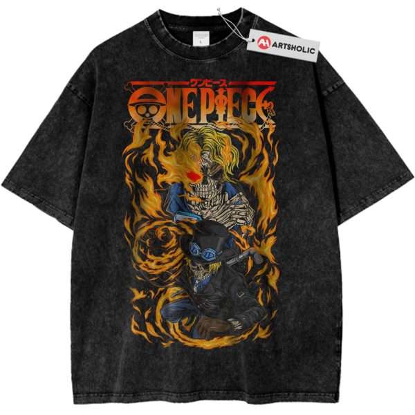Skeleton Sabo Shirt, One Piece Shirt, Anime Shirt, Vintage T-Shirt