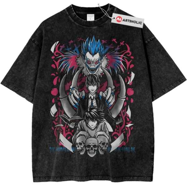 Ryuk vs Light Yagami Shirt, Death Note Shirt, Anime Shirt, Vintage T-Shirt