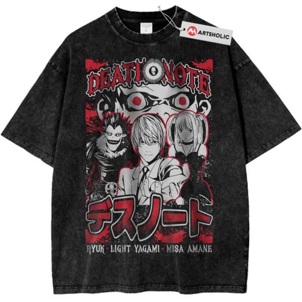 Death Note Shirt, Anime Shirt, Vintage T-Shirt