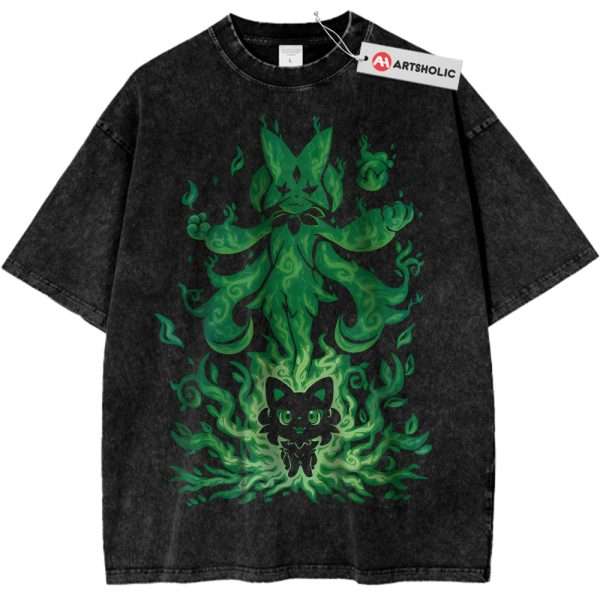 Sprigatito vs Meowscarada Shirt, Pokemon Shirt, PKM Shirt, Anime Shirt, Vintage Tee