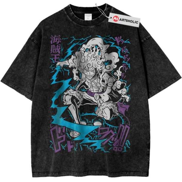 Sun God Nika - Monkey D Luffy Shirt, One Piece Shirt, Anime Shirt, Vintage T-Shirt