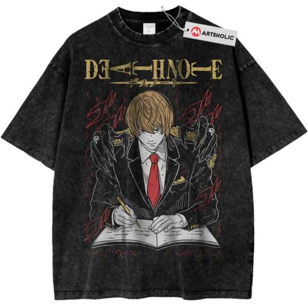Kira - Light Yagami Shirt, Death Note Shirt, Anime Shirt, Vintage T-Shirt