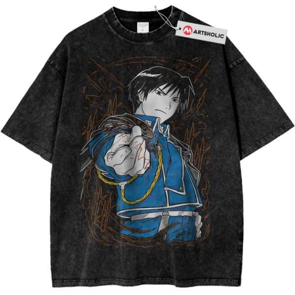 Roy Mustang Shirt, Fullmetal Alchemist Shirt, Anime Shirt, Vintage T-Shirt