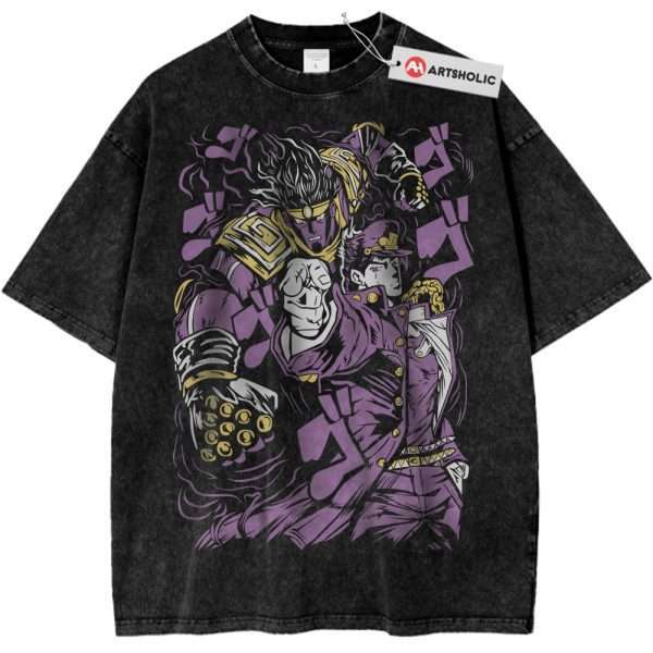 Jotaro Kujo Shirt, JoJo's Bizarre Adventure Shirt, Anime Shirt, Vintage T-Shirt
