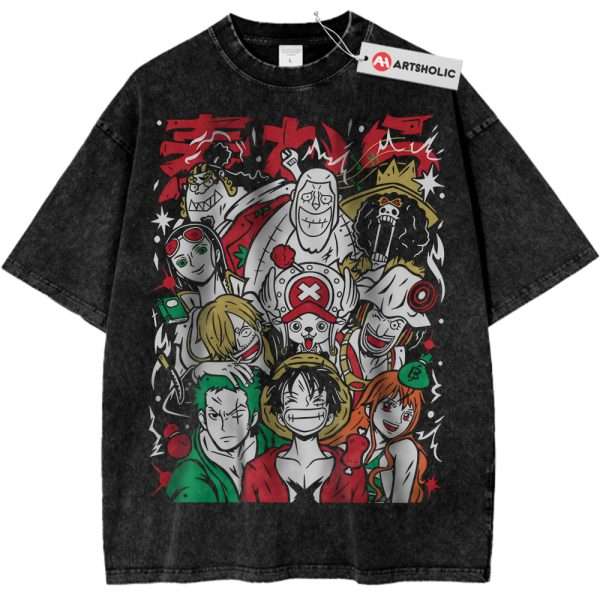 Straw Hat Pirates Shirt, One Piece Shirt, Anime Shirt, Vintage Tee