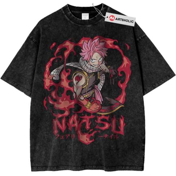 Natsu Dragneel Shirt, Fairy Tail Shirt, Anime Shirt, Vintage Tee