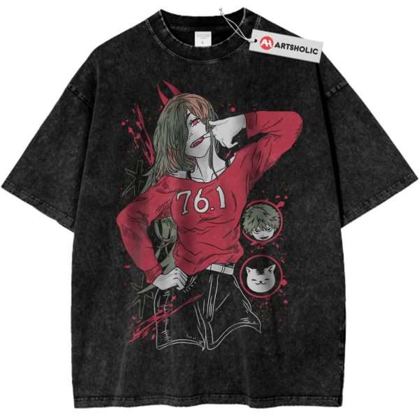 Power Shirt, Chainsaw Man Shirt, Anime Shirt, Vintage Tee