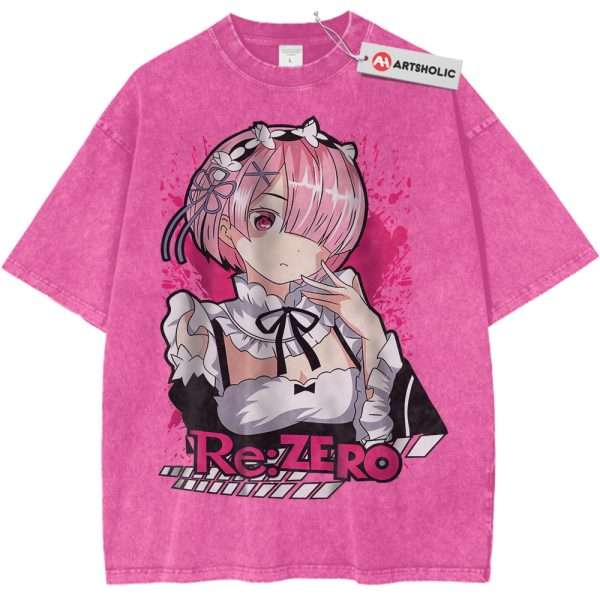 Ram Shirt, Re:Zero Shirt, Anime Shirt, Vintage Tee