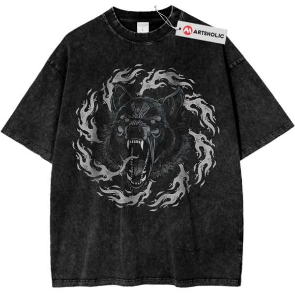 Wolf Shirt, Animal Shirt, Vintage T-Shirt