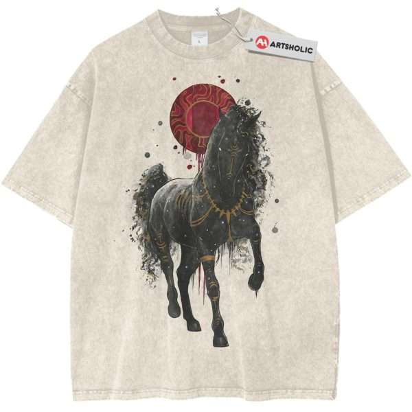 Black Horse Shirt, Animal Lover Shirt, Vintage T-Shirt