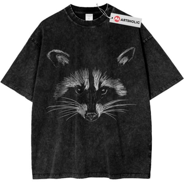 Raccoon Shirt, Animal Shirt, Vintage T-Shirt