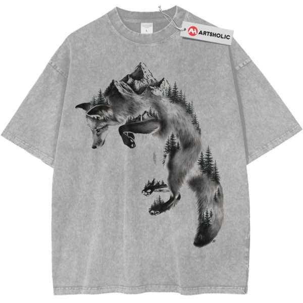 Mountain Fox Shirt, Wildlife and Nature Animal Shirt, Vintage T-Shirt