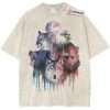 Gray Wolf, Cougar, Bald Eagle, Grizzly Bear and Bison Shirt, Majestic Animal Shirt, Vintage T-Shirt
