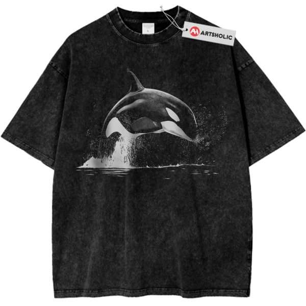 Orca Shirt, Ocean Wildlife Shirt, Vintage T-Shirt