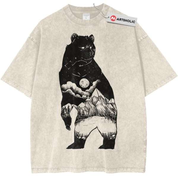 Cosmic Bear Shirt, Wildlife Animal Shirt, Vintage T-Shirt