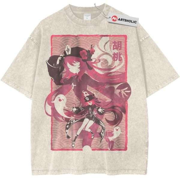 Hu Tao Shirt, Genshin Impact Shirt, Game Shirt, Vintage T-Shirt