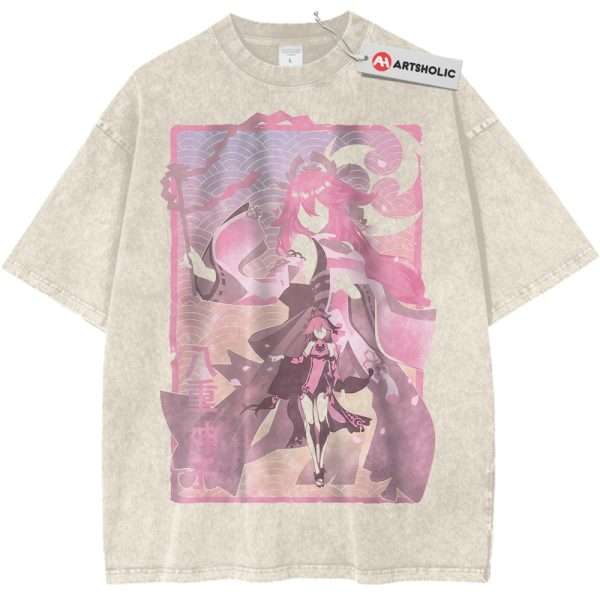 Yae Miko Shirt, Genshin Impact Shirt, Game Shirt, Vintage Tee