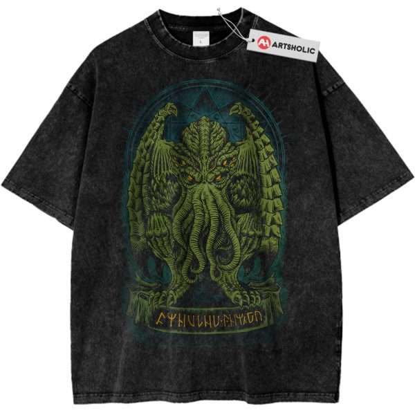 The Call of Cthulhu Shirt, Mythology Shirt, Vintage Tee