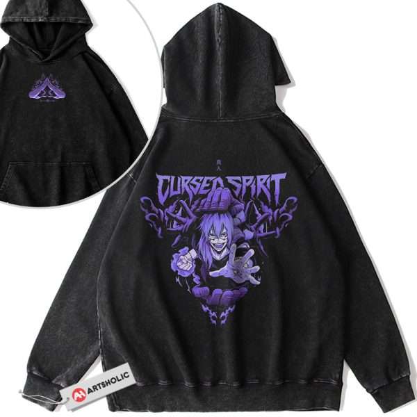 Mahito Hoodie, Jujutsu Kaisen Hoodie, Anime Hoodie, Vintage Hoodie 2-Sided