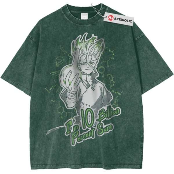 Senku Ishigami Shirt, Dr Stone Shirt, Anime Shirt, Vintage T-Shirt