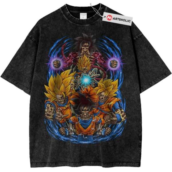 Skeleton Son Goku Shirt, Dragon Ball Shirt, Anime Shirt, Vintage Tee