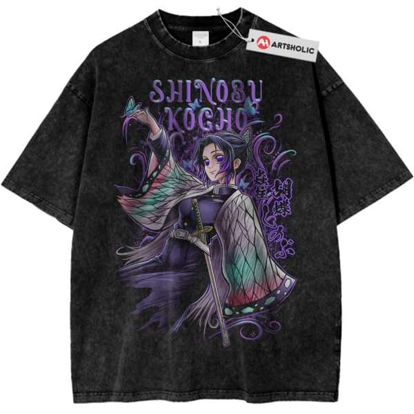 Shinobu Kocho Shirt, Demon Slayer Shirt, Anime Shirt, Vintage T-Shirt