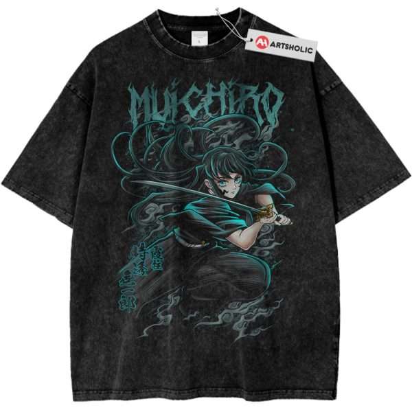 Muichiro Tokito Shirt, Demon Slayer Shirt, Anime Shirt, Vintage T-Shirt
