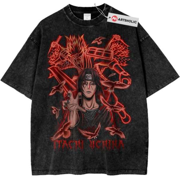 Itachi Uchiha Shirt, Naruto Shirt, Anime Shirt, Vintage T-Shirt