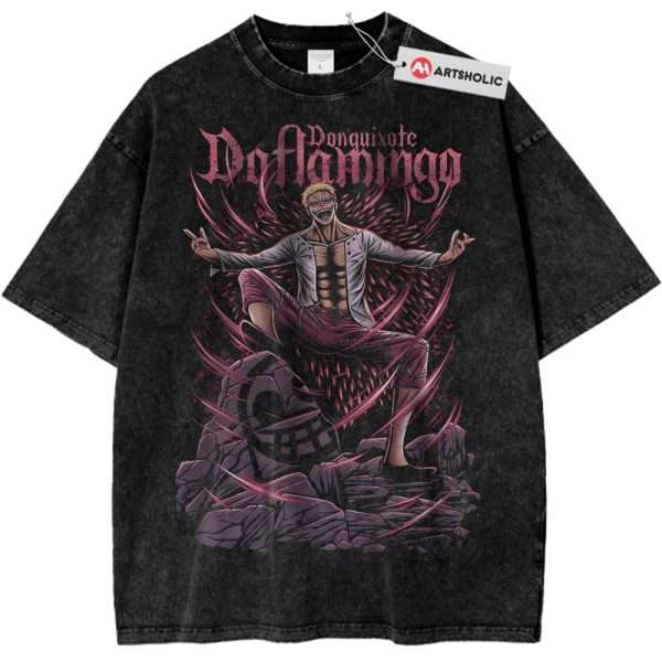 Donquixote Doflamingo Shirt, One Piece Shirt, Anime Shirt, Vintage T-Shirt