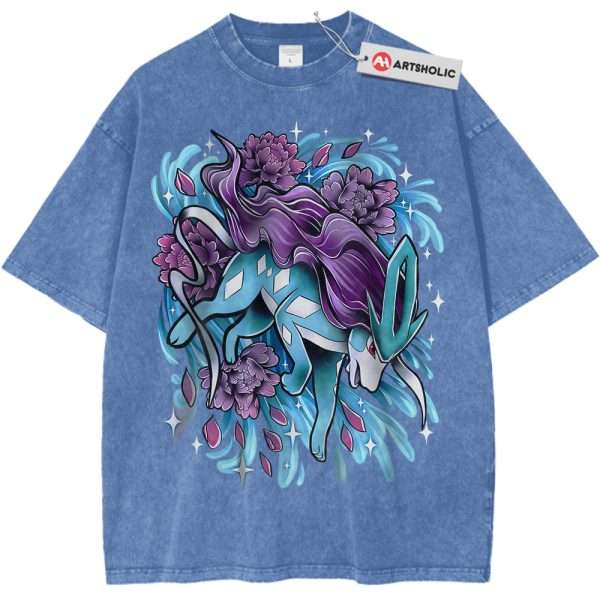 Suicune Shirt, Pokemon Shirt, PKM Shirt, Anime Shirt, Vintage Tee