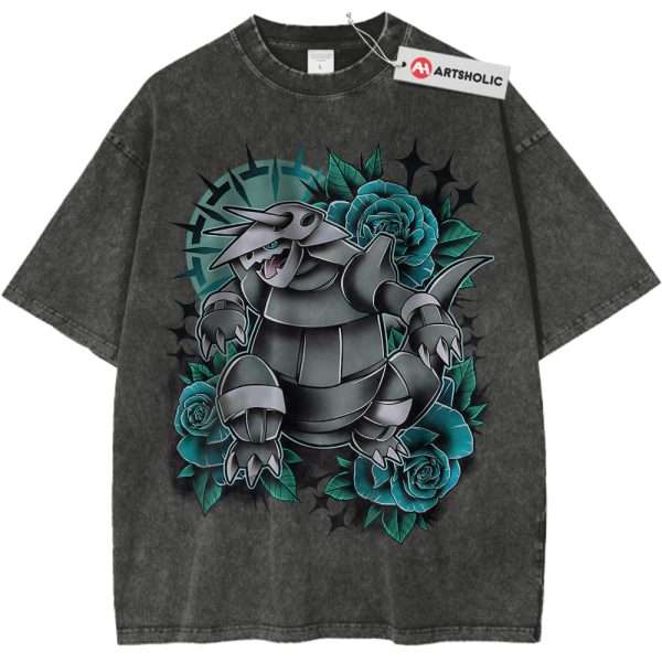 Aggron Shirt, Pokemon Shirt, PKM Shirt, Anime Shirt, Vintage T-Shirt