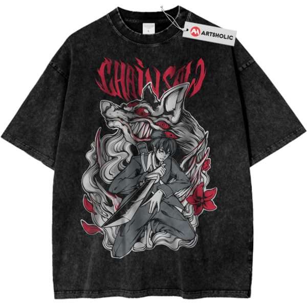 Aki Hayakawa Shirt, Chainsaw Man Shirt, Anime Shirt, Vintage Tee