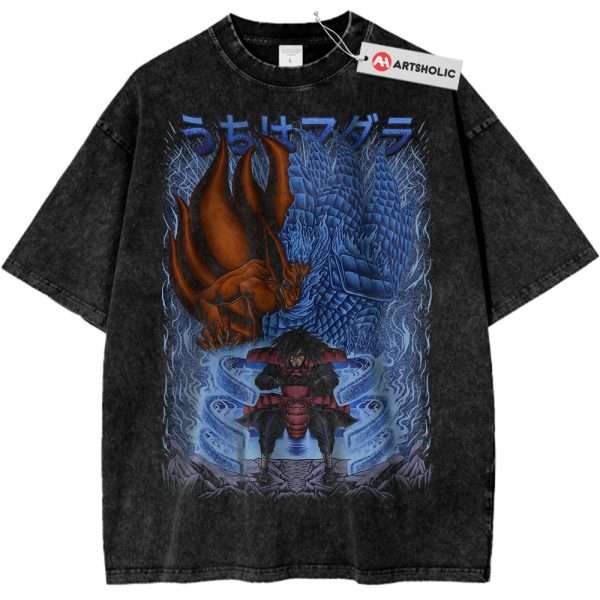 Madara Uchiha Shirt, Naruto Shirt, Anime Shirt, Vintage T-Shirt