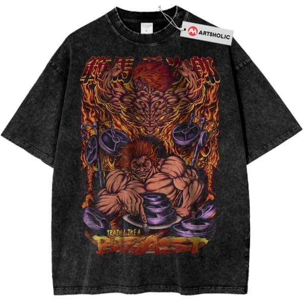 Yujiro Hanma Shirt, Baki Shirt, Anime Shirt, Vintage T-Shirt