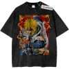 Skull Minato Namikaze Shirt, Naruto Shirt, Anime Shirt, Vintage T-Shirt