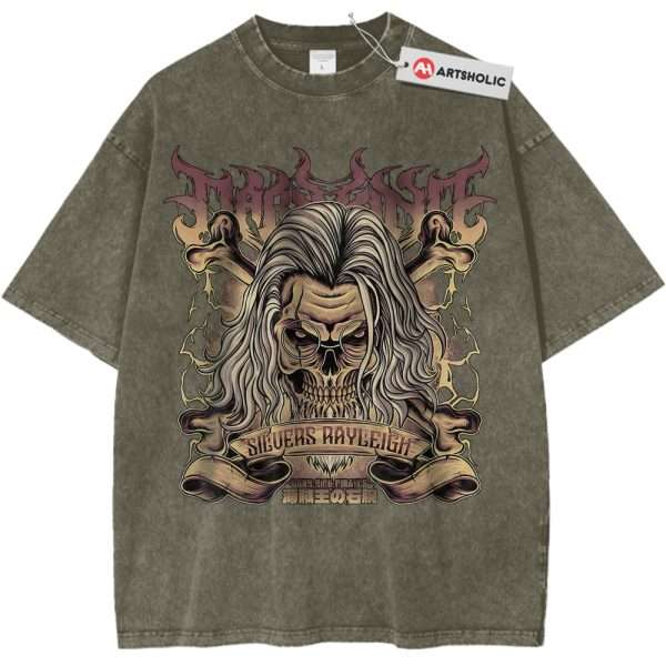 Skull Silvers Rayleigh Shirt, One Piece Shirt, Anime Shirt, Vintage T-Shirt