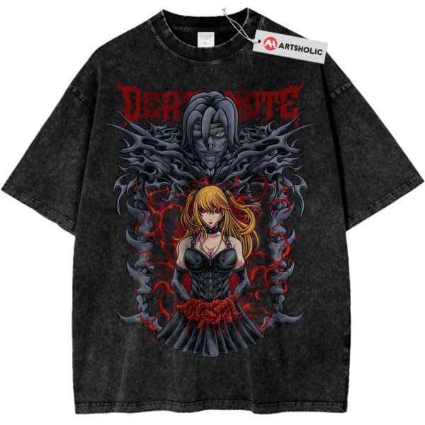 Rem vs Misa Amane Shirt, Death Note Shirt, Anime Shirt, Vintage T-Shirt