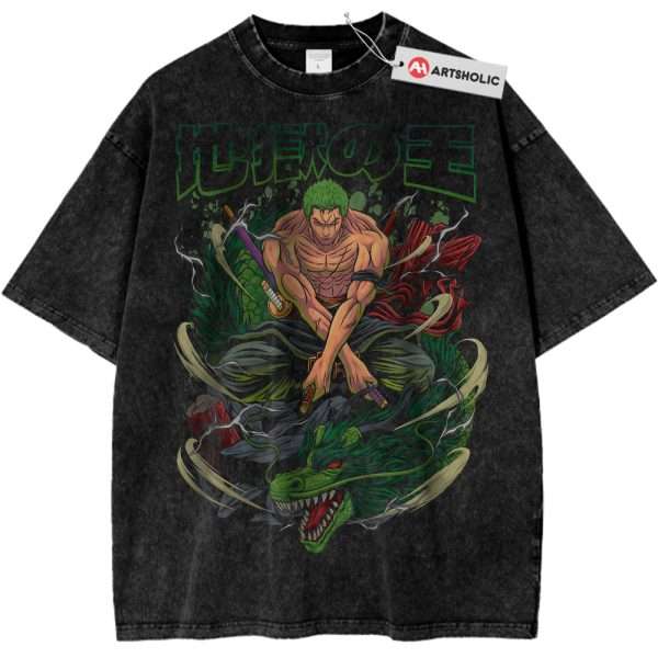 Roronoa Zoro Shirt, One Piece Shirt, Anime Shirt, Vintage Tee