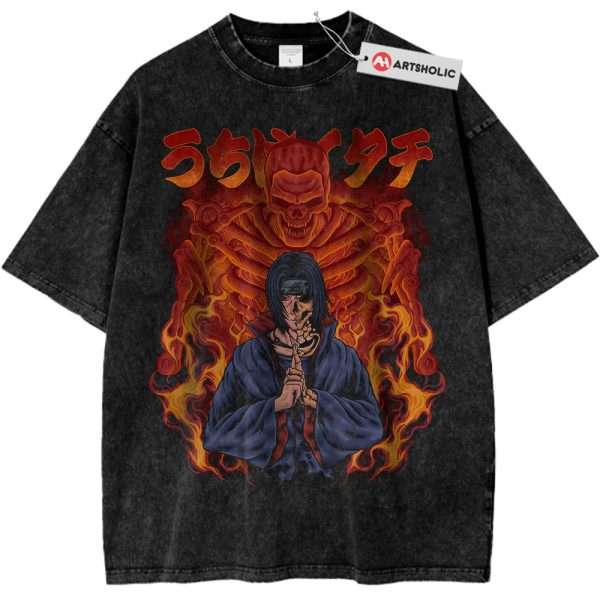 Skull Itachi Uchiha Shirt, Naruto Shirt, Anime Shirt, Vintage T-Shirt