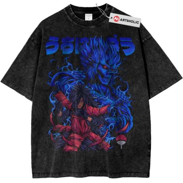Madara Uchiha Shirt, Naruto Shirt, Anime Shirt, Vintage T-Shirt