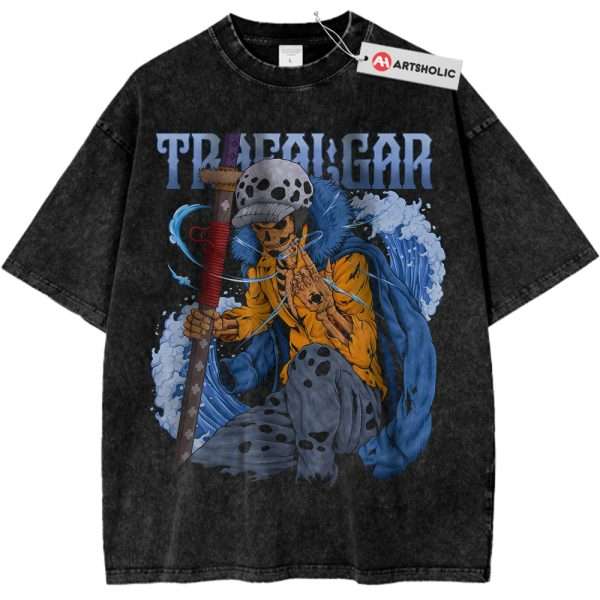 Skull Trafalgar D Water Law Shirt, One Piece Shirt, Anime Shirt, Vintage T-Shirt